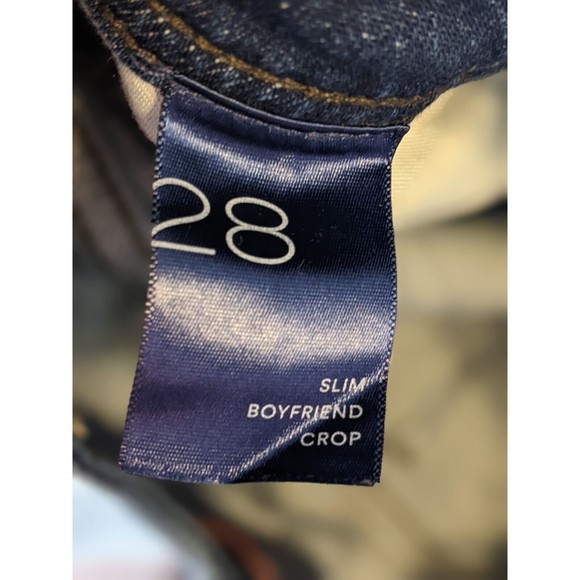 Anthropologie Pilcro & the Letterpress Side Stripe Slim Boyfriend Jeans Sz 28/ 6 - Picture 13 of 16